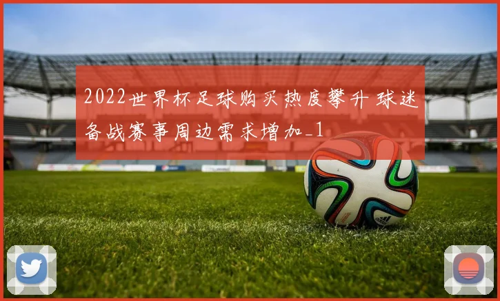 2022世界杯足球购买热度攀升 球迷备战赛事周边需求增加_1